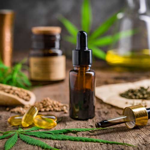 cbd product in dropper