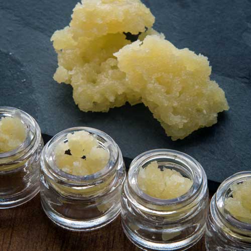 jars of cannabis extracts